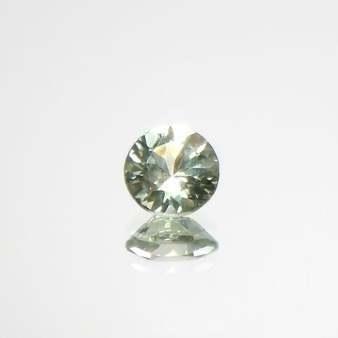 バナジウムクリソベリル(宝石名クリソベリル)マダガスカル産 0.439ct ソ付(日独)[220817419]4.62x4.69mm前後