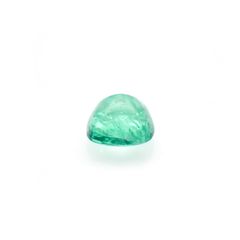 ◇シュガーローフカット◇エメラルド(宝石名エメラルド)コロンビア産 0.48ct 識別済[220515952]4.9x4.7mm前後