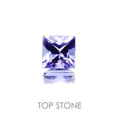 ◇プリンセスカット◇タンザナイト(宝石名タンザナイト) タンザニア産 0.75ct 識別済[21018264]5.2×5.2mm前後