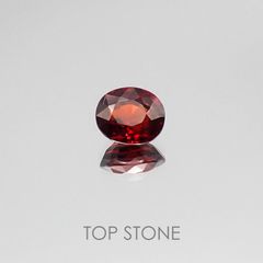 スペサルティンアルマンディンガーネット(宝石名スペサルティン アルマンディン・ガーネット) マダガスカル産 1.64ct 識別済[20073699]7.3×6.2mm前後