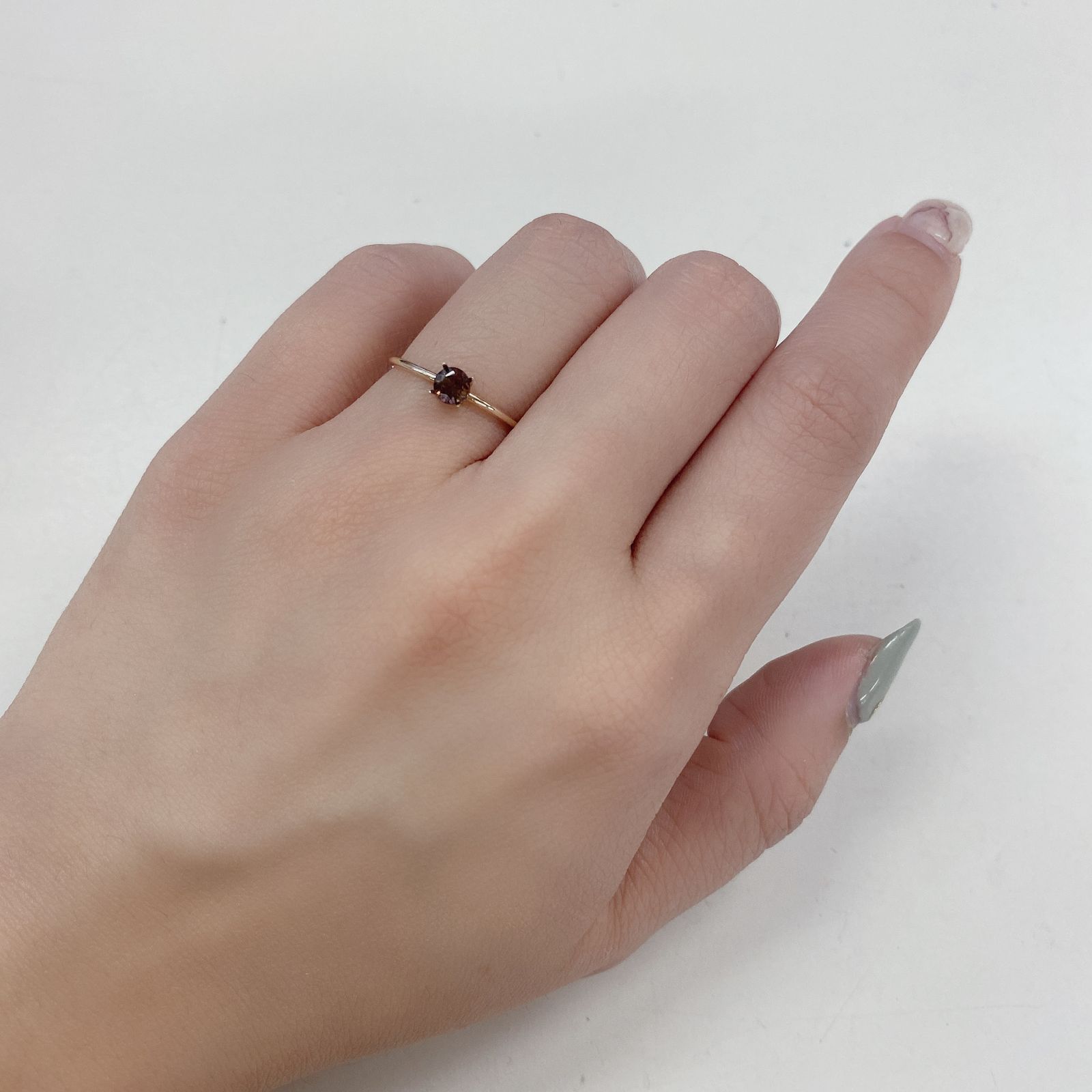 バイカラートルマリン ブラジル・アフリカ産 ルース 0.29ct[210410461]4.1×4mm前後