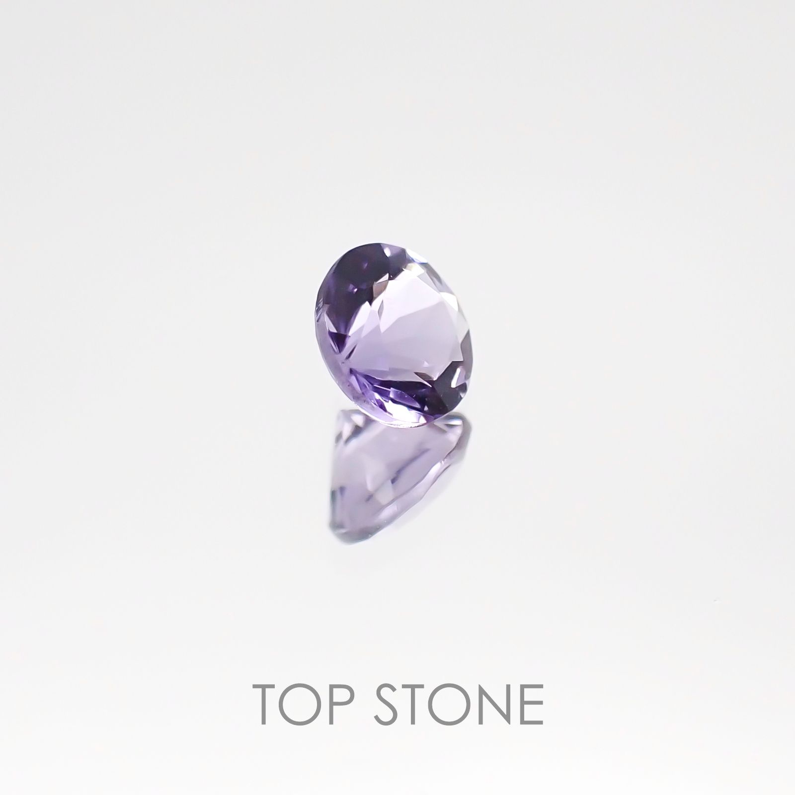 ラベンダースピネル スリランカ産 ルース 0.22ct[20106651]3.9×3.9mm前後