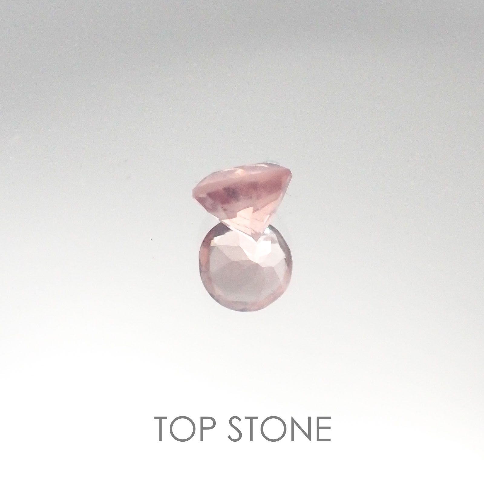 ディープローズクォーツ モザンビーク産 ルース 0.34ct[20095379]4.5×4.4mm前後