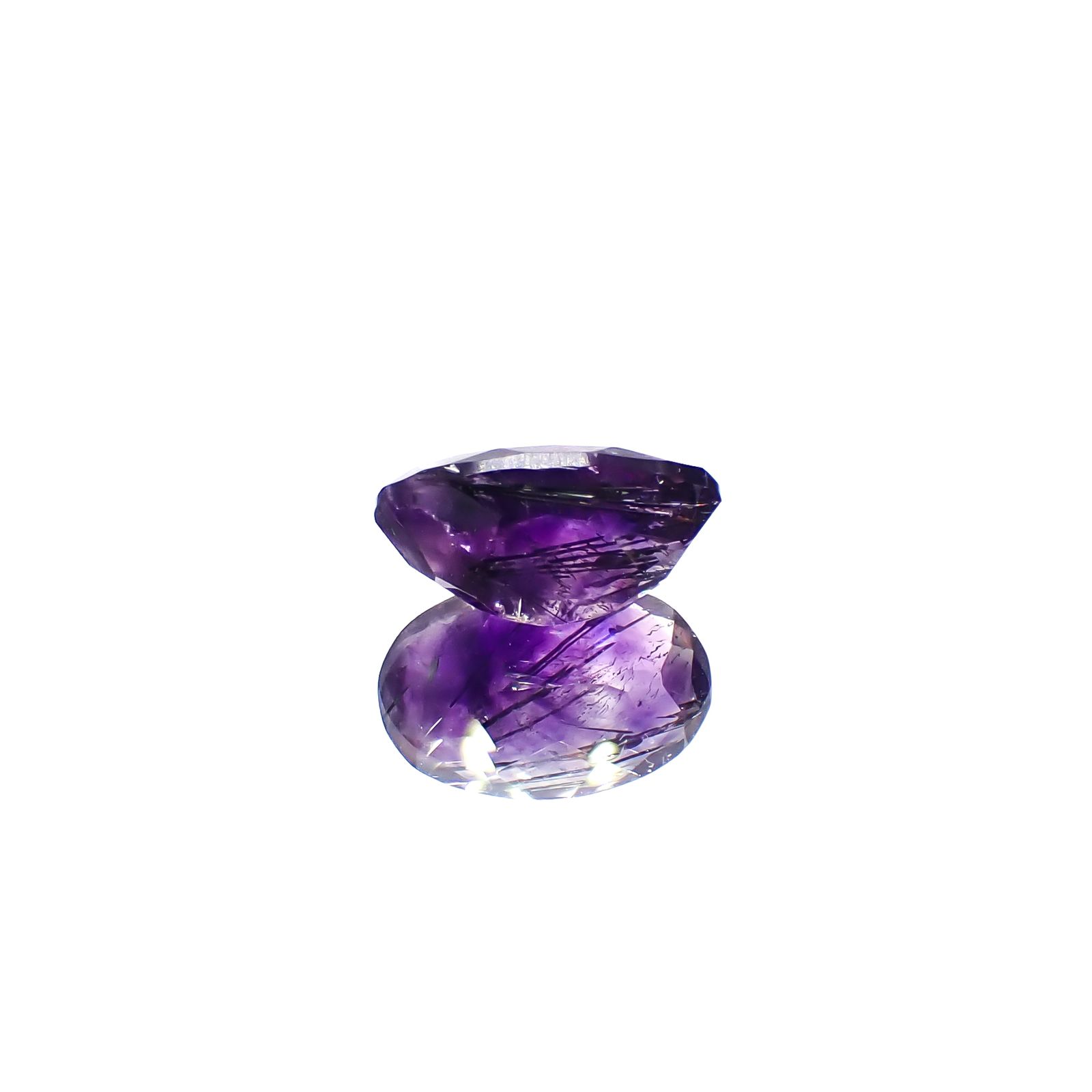 アメジストエレスチャル ナイジェリア産 3.83ct[240928870]12.7x8.4mm前後