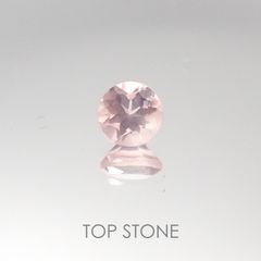 ディープローズクォーツ モザンビーク産 ルース 0.4ct[20095380]4.7×4.7mm前後