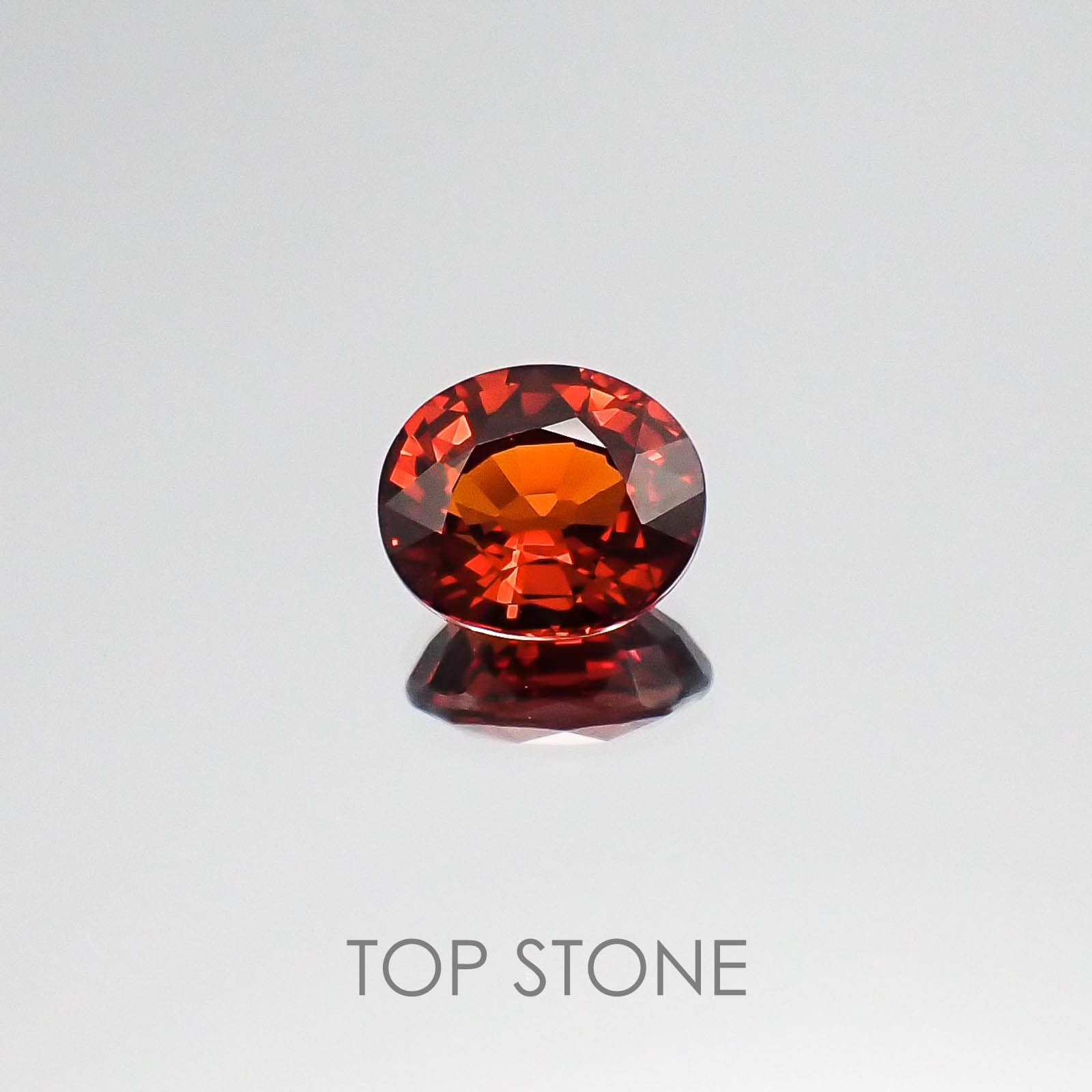 スペサルティンガーネット ナイジェリア産 ルース 2.65ct[20073720]8.4×7.3mm前後