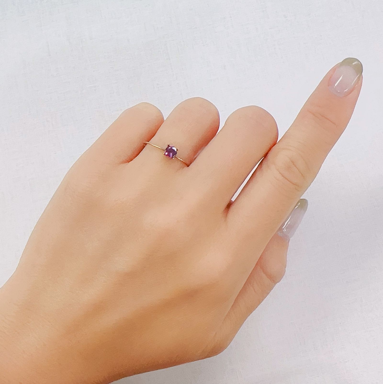 マラヤガーネット(宝石名ガーネット)タンザニア産 0.35ct 識別済[230823052]4x4mm前後 | TOP STONE(トップストーン)