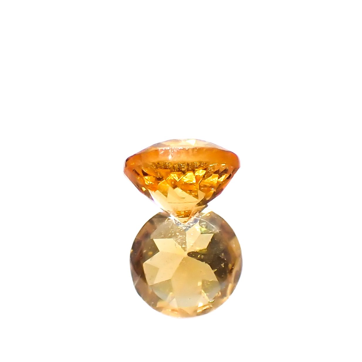 スペサルティンガーネット ナイジェリア産 0.51ct[230923373]4.5x4.4mm前後