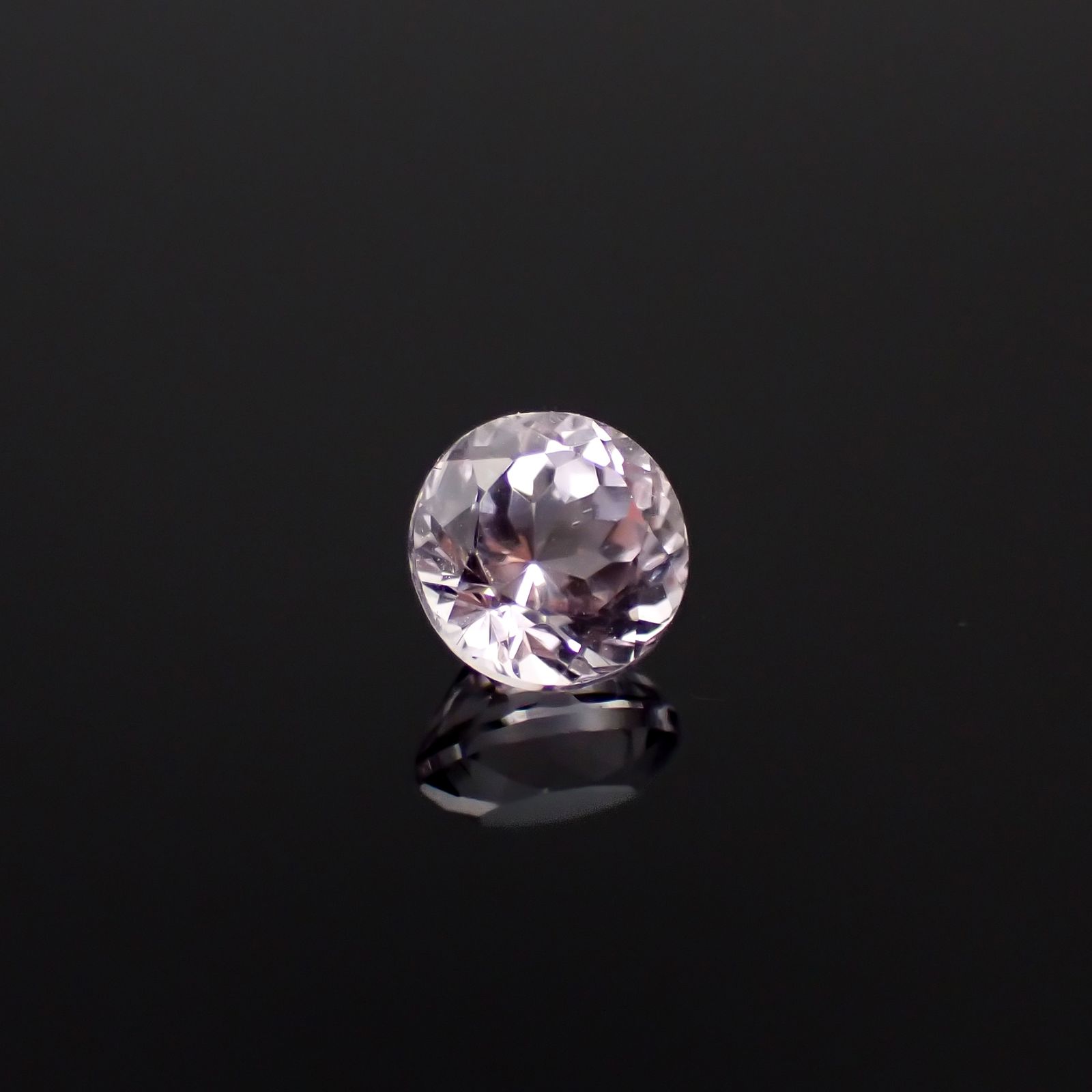 クンツァイト アフガニスタン産 1.13ct[231224780]6.2x6.1mm前後
