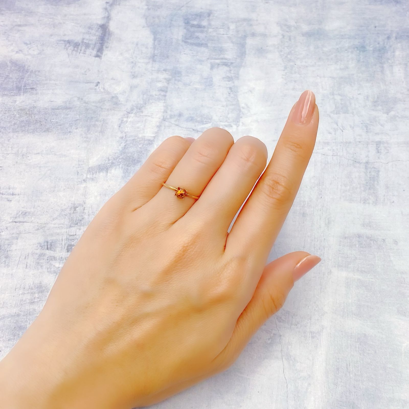 ◇オクタゴンカット◇オレンジジルコン(宝石名ジルコン)スリランカ/カンボジア産 0.42ct 識別済[241129488]3.9x3.9mm前後