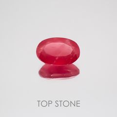 ロードナイト(宝石名ロードナイト)ブラジル産 1.62ct 識別済[220717124]8.5x5.8mm前後