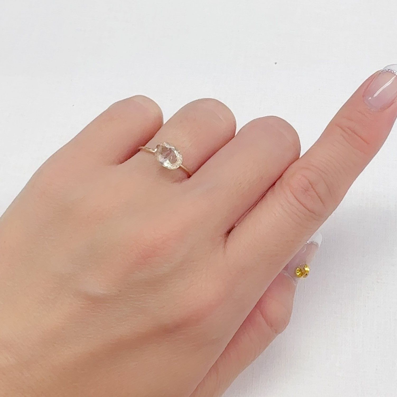 オレゴンサンストーン アメリカ・オレゴン州産 1.19ct[240628213]8x6.1mm前後