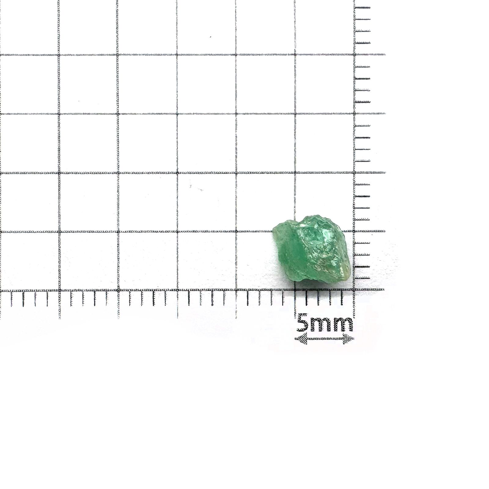 パライバトルマリン 原石 ブラジル・パライバ州バターリャ鉱山産 0.93ct [220515995]5.6x5.8mm前後