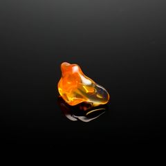 ファイヤーオパール 原石 メキシコ産 1.61ct [240125276]11.5x6.2mm前後