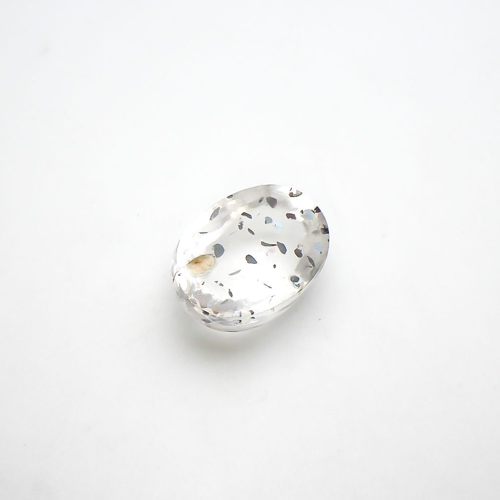 ヘマタイトインクォーツ 中国産 7.96ct[220115249]13.9x10.2mm前後