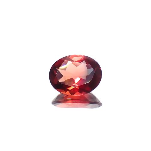 バイカラーアンデシン モンゴル産 1.50ct[231023573]9x7.2mm前後