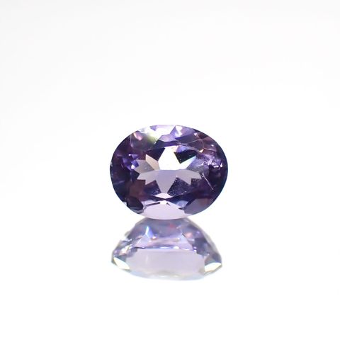 マリアライト(宝石名パープル・スキャポライト)スリランカ産 0.45ct 識別済[220114874]5.5x4.4mm前後