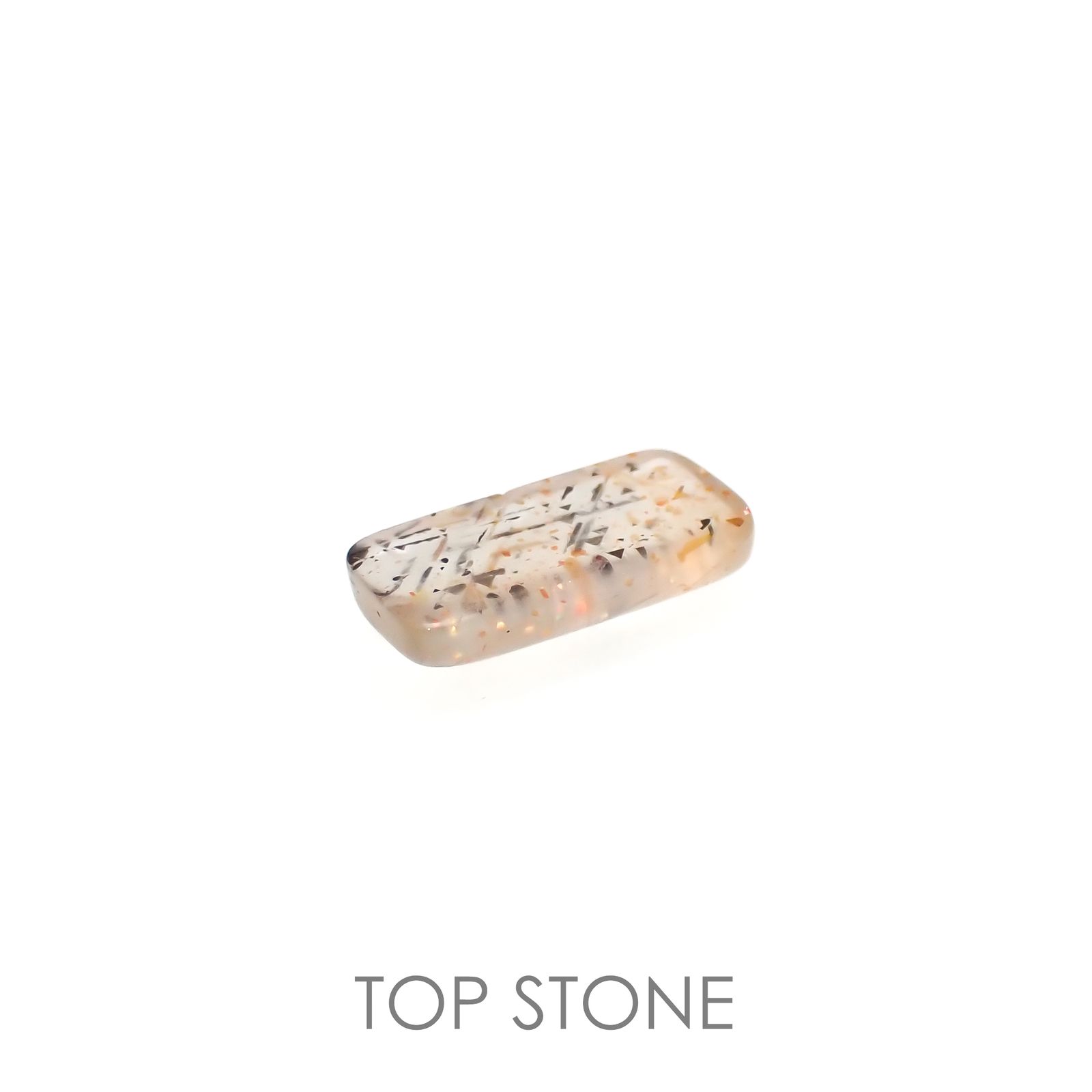 レインボーラティスサンストーン オーストラリア産 1.27ct[230220759]10.6x5.1mm前後