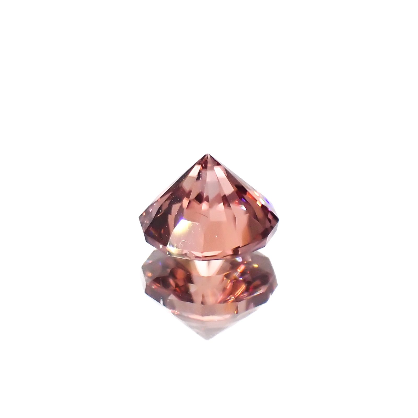 ◇カスタムカット◇ピンクジルコン スリランカ/カンボジア産 1.15ct[230421817]5.7x5.7mm前後
