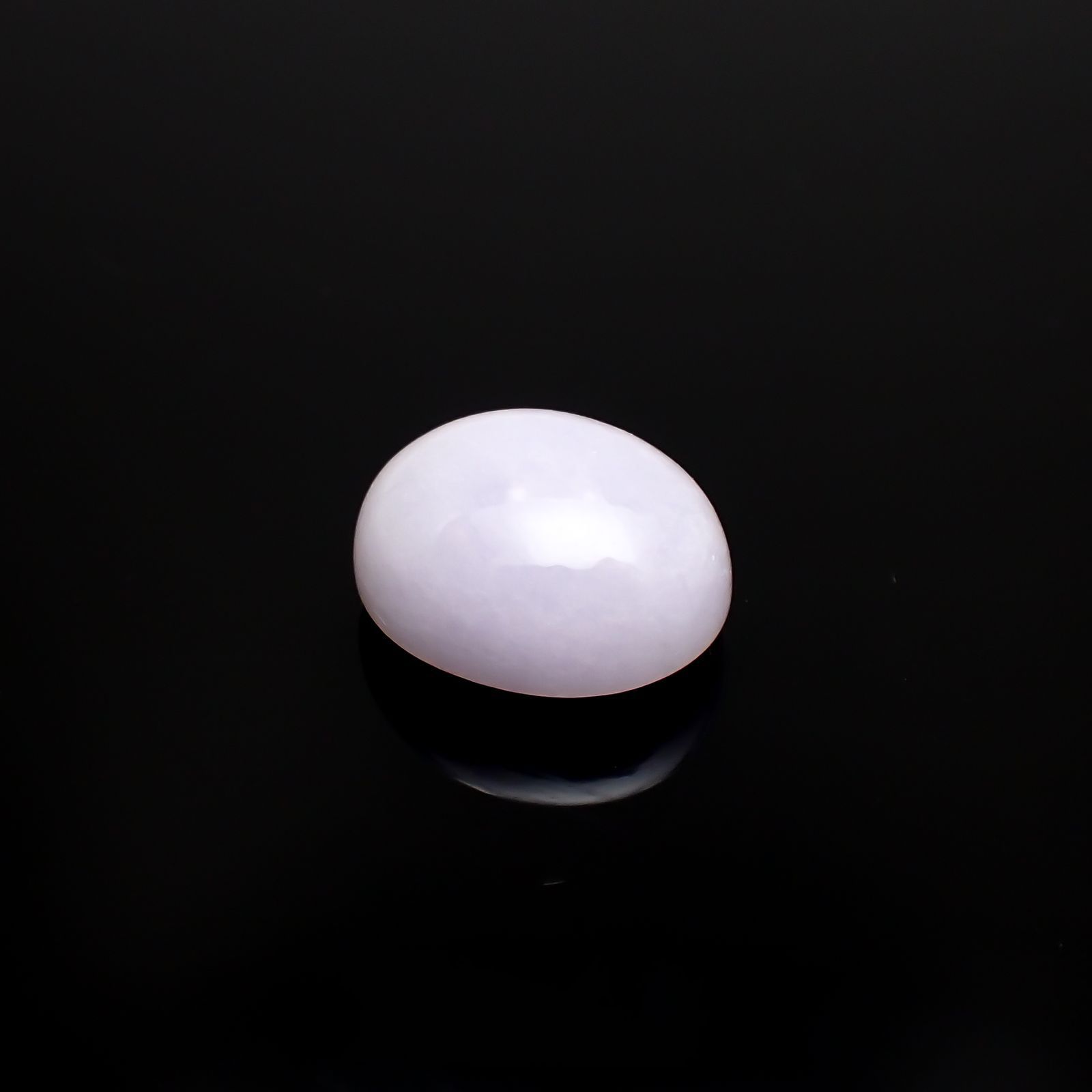 ラベンダー翡翠 ビルマ産 14.16ct [221219383]15.2x12.6mm前後