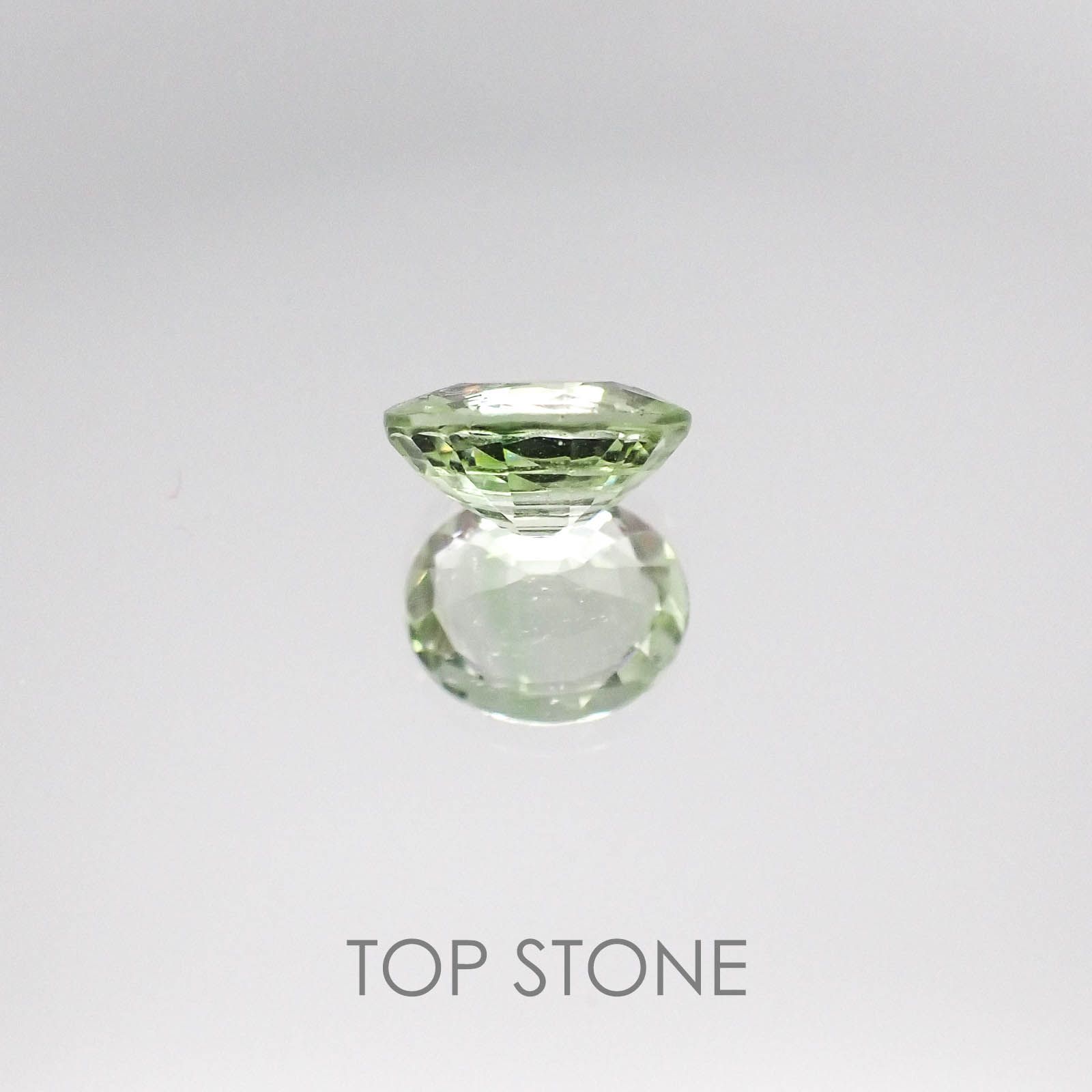 ミントガーネット(宝石名グリーン グロッシュラー・ガーネット)タンザニア・メレラニ鉱山産 1.49ct 識別済[220717129]7.7x6.4mm前後