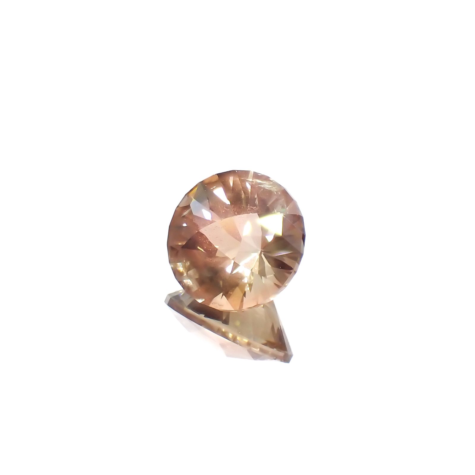 ◇カスタムカット◇バイカラーオレゴンサンストーン アメリカ・オレゴン州産 3.06ct[231224666]9.9x9.9mm前後