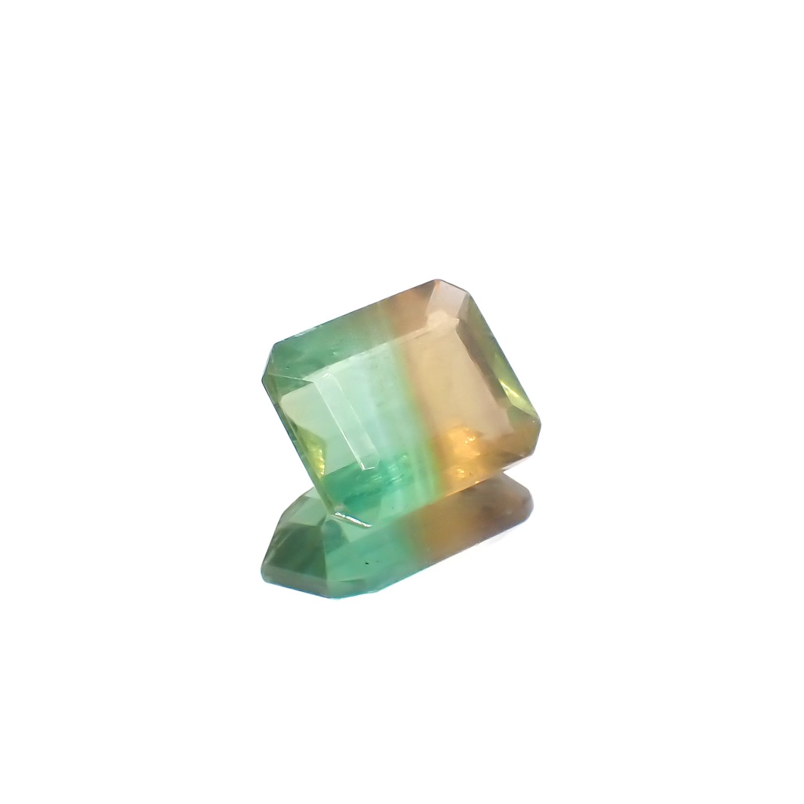 バイカラーフローライト フルオレッセンス ブラジル産 4.69ct[230722977]10.9x8.9mm前後