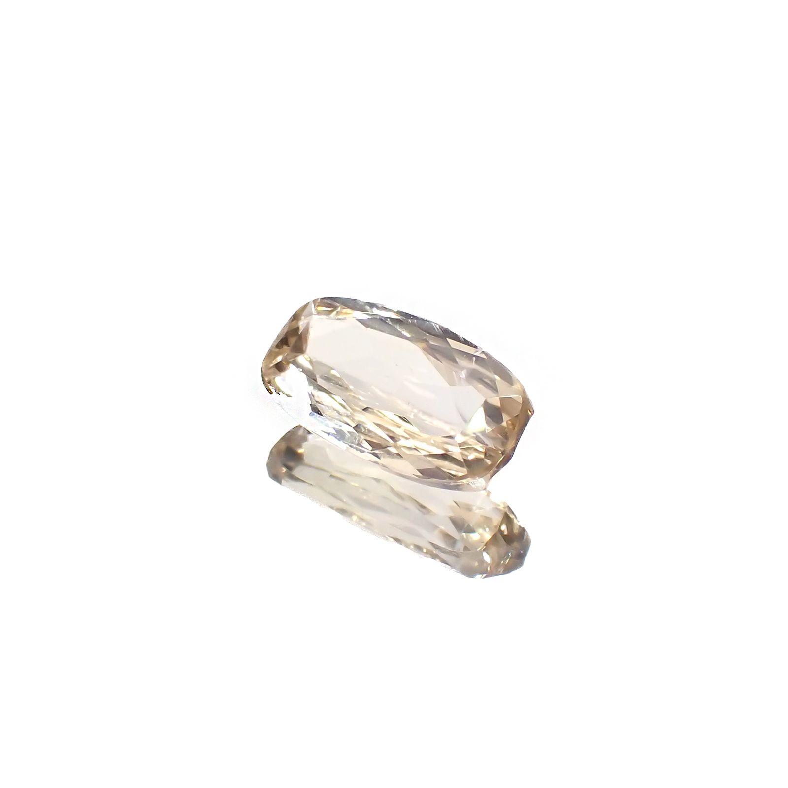 バイカラートパーズ ブラジル産 1.12ct / 8.5x4.6mm前後 [231023703]