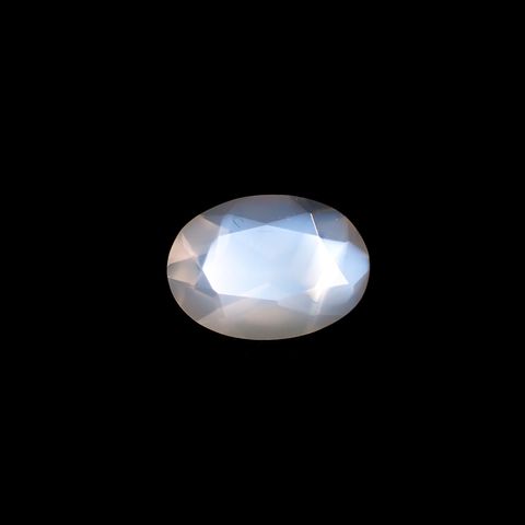 ムーンストーン(宝石名ムーンストーン)インド/スリランカ産 0.63ct 識別済[211113676]7.1x5.1mm前後