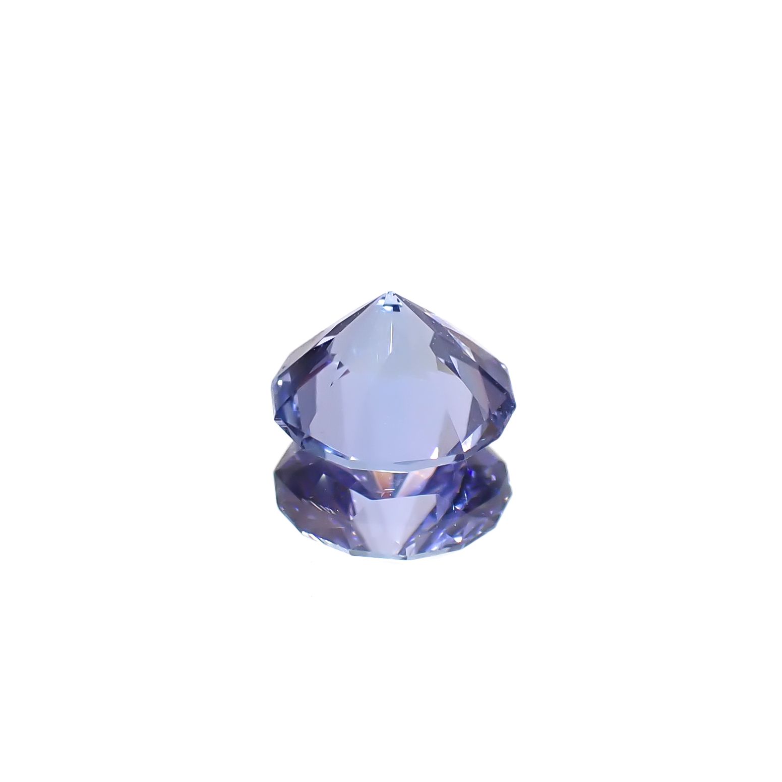 ◇カスタムカット◇バイカラータンザナイト 非加熱 タンザニア産 0.85ct [241029373]6x6mm前後