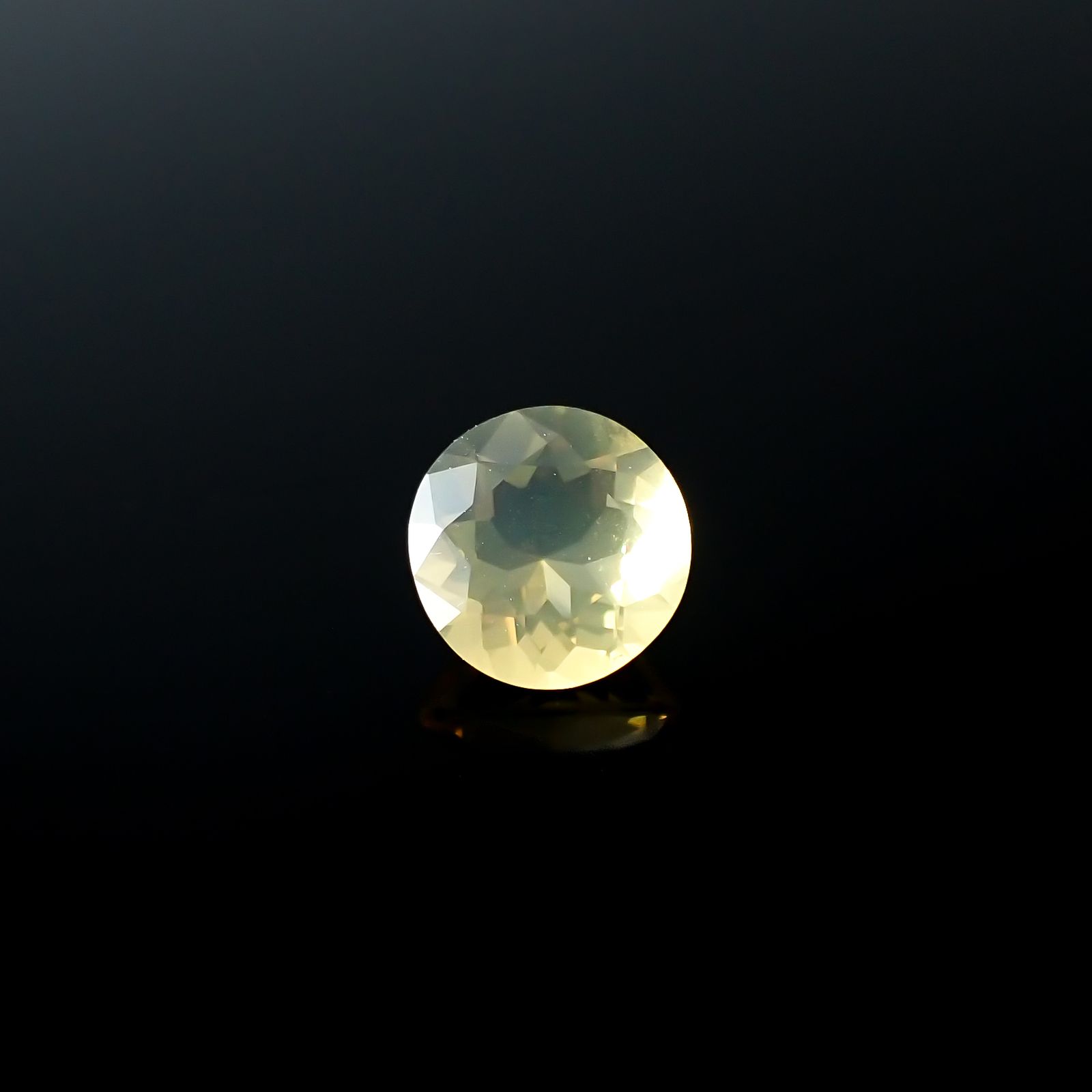 イエローオパール メキシコ産 1.01ct[240226194]7.3x7.3mm前後