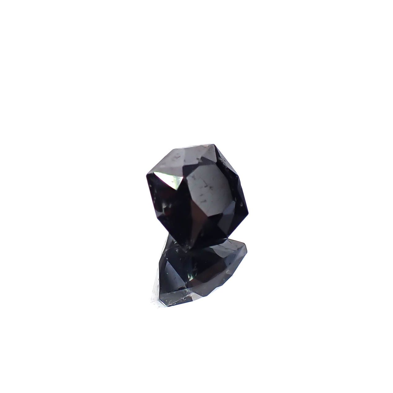 ◇カスタムカット◇ルチル単結晶 ブラジル産 1.43ct / 6.2x6.1mm前後 [251031274]