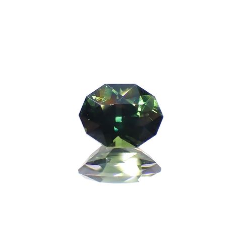 ◇カスタムカット◇バイカラーサファイア オーストラリア産 0.87ct / 6.6x4.9mm前後 [260818359]
