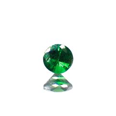 ツァボライト(宝石名グリーン グロッシュラー・ガーネット)タンザニア産 0.12ct 識別済[240226089]3x3mm前後