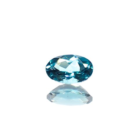 ブルーグリーントルマリン ブラジル産 0.22ct[240628037]4.8x2.9mm前後