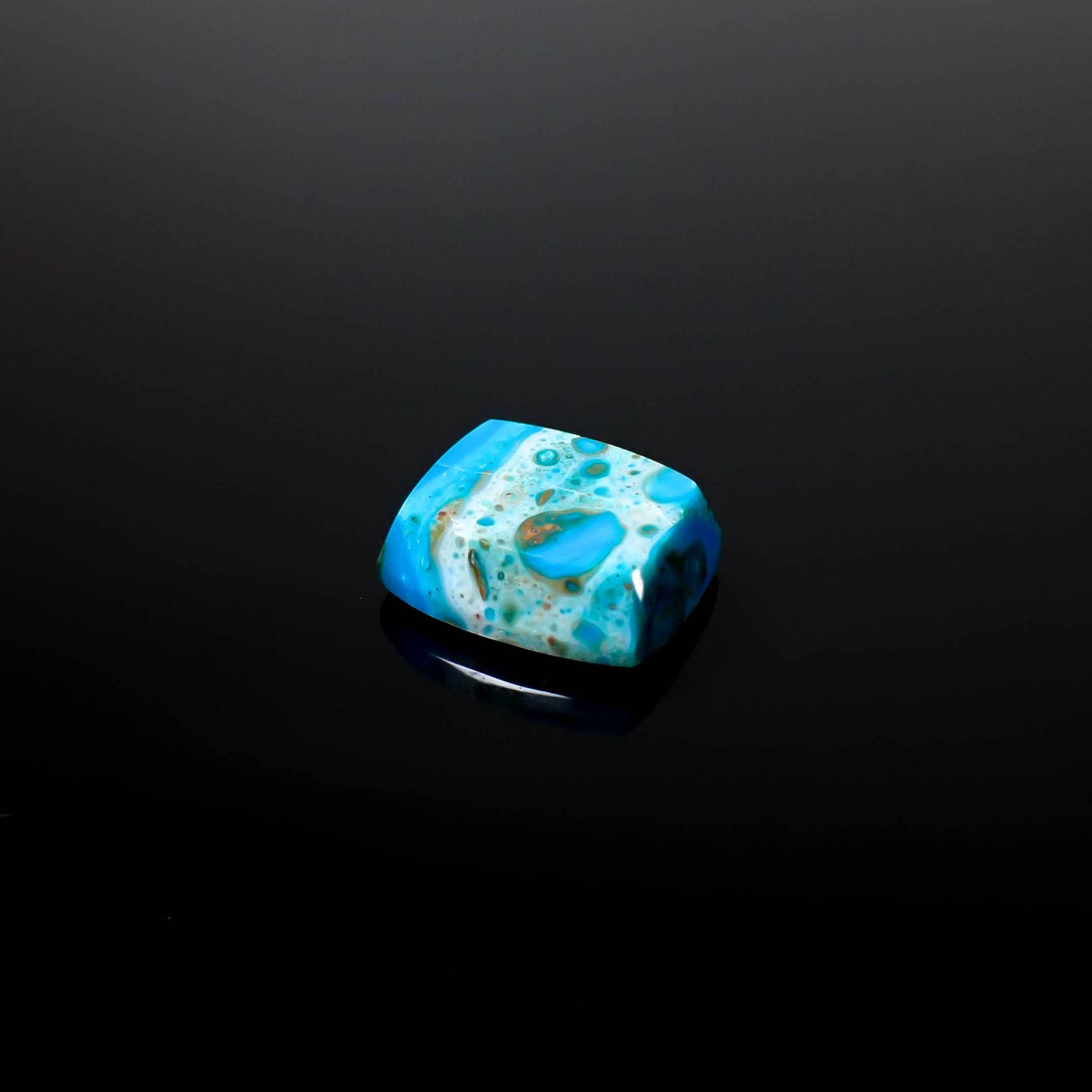 ブルーオパール ペルー産 13.00ct [250330135]17.8x14.6mm前後