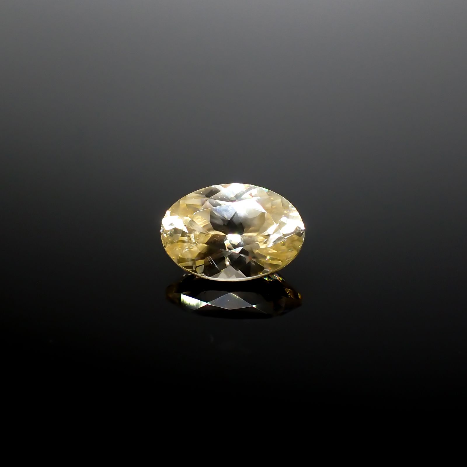 キャシテライト(宝石名キャシテライト)中国産 3.531ct ソ付(日独)[240327009]8.96x6.13mm前後
