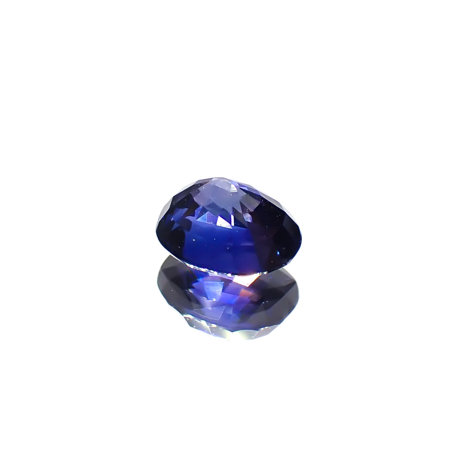サファイア(宝石名サファイア)タンザニア/マダガスカル産 0.44ct 識別済[241029191]4.8x3.9mm前後