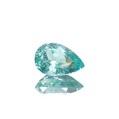 パライバトルマリン(宝石名トルマリン/別名パライバ・トルマリン)ブラジル産 0.392ct ソ付(宝貴協)[221018831]6.1x4.1mm前後