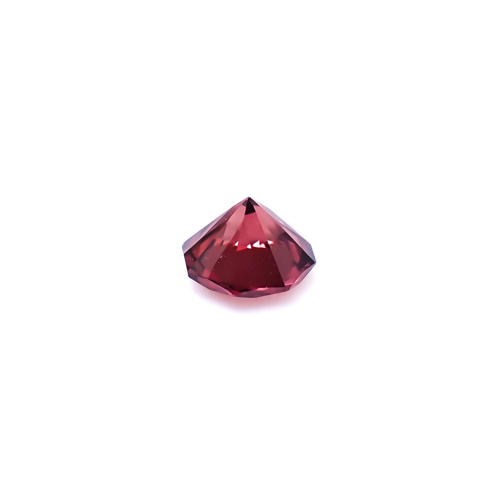 ◇オクタゴンカット◇レッドジルコン(宝石名ジルコン)スリランカ/カンボジア産 識別済 0.75ct / 5.1x5mm前後 [260732553]