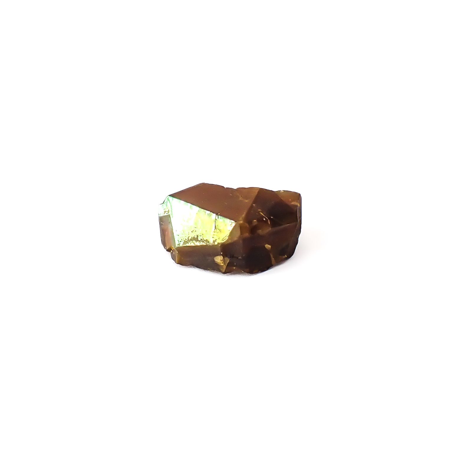 レインボーガーネット原石2個セット 日本・奈良県産 16.15ct(2pcs合計) / 12.8-13.5x6.6-10.5mm前後 [260432078]