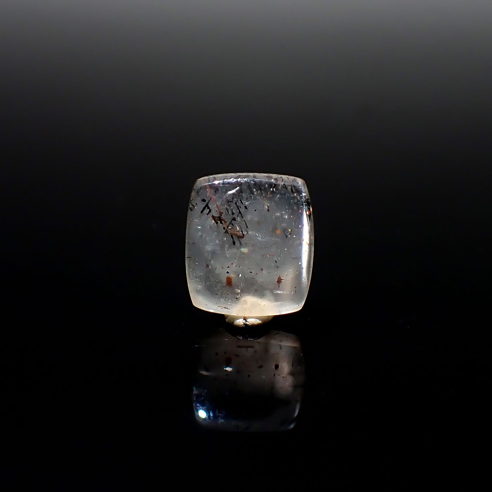 レインボーラティスサンストーン オーストラリア産 3.89ct / 11.7x10.5mm前後 [260632526]