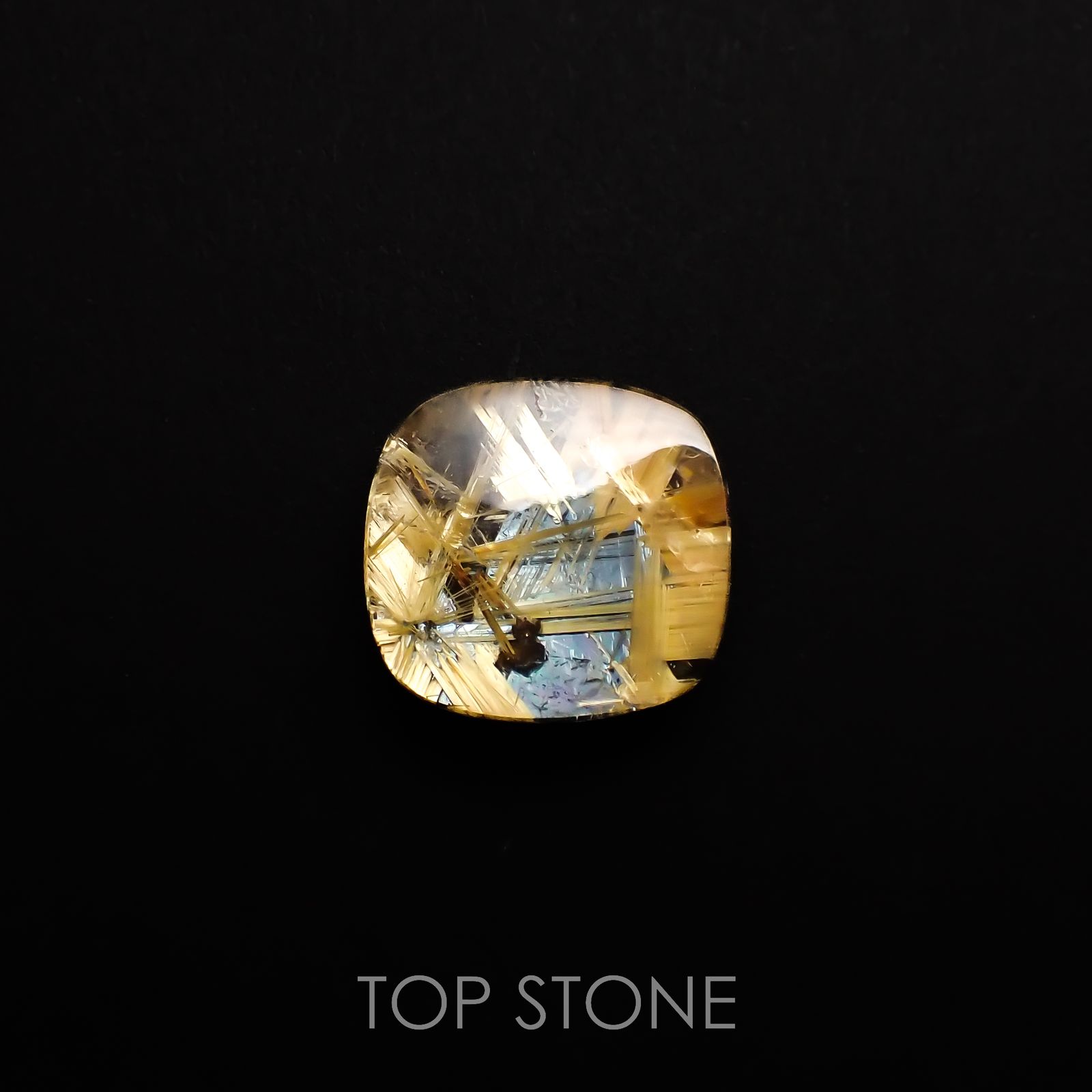 太陽ルチルクォーツ ブラジル産 15.80ct[220716732]16x15.1mm前後