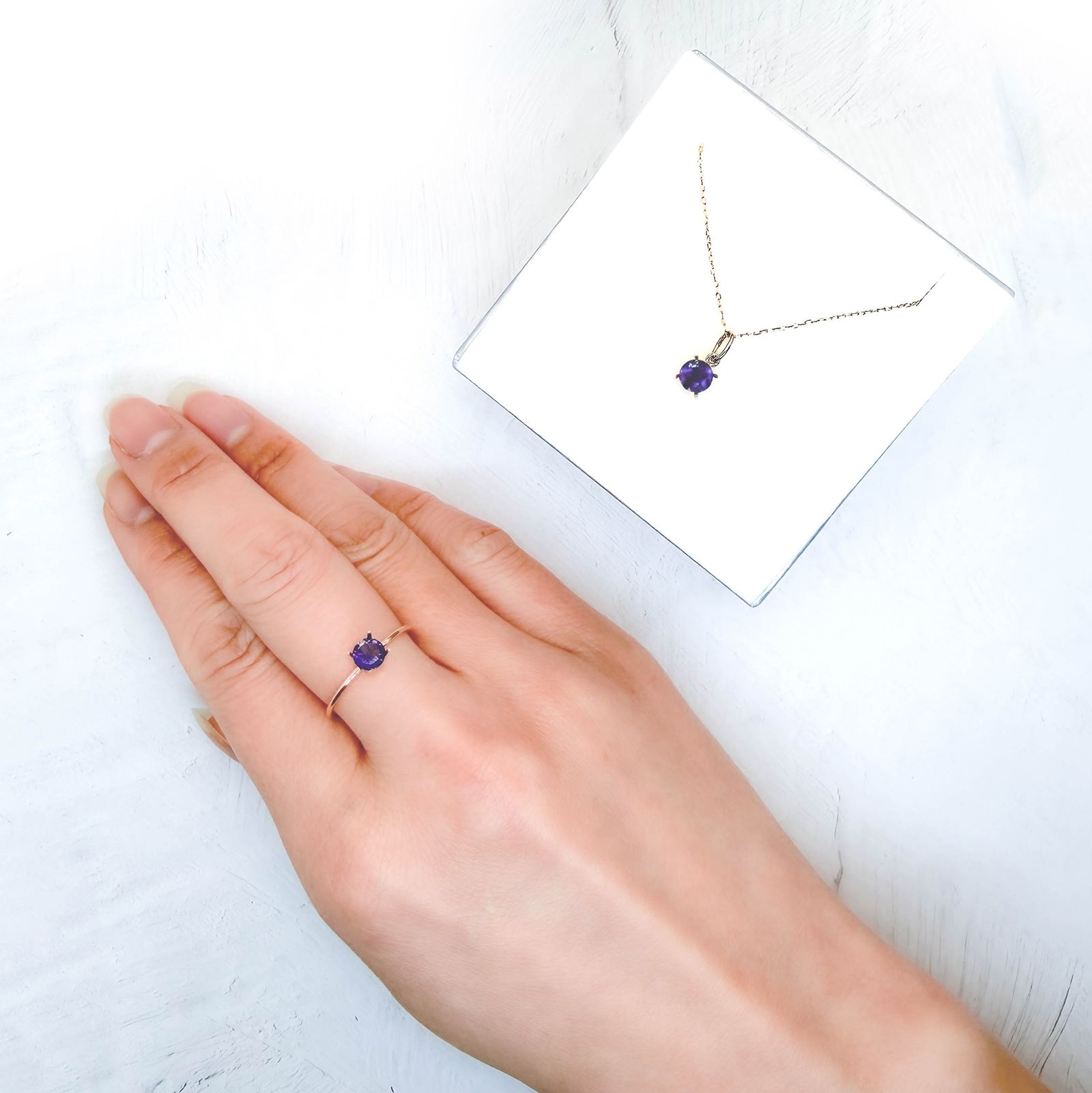 ◇ペアセット◇アイオライト タンザニア産 0.71ct(2pcs合計) / 5x5mm前後 [260231767]