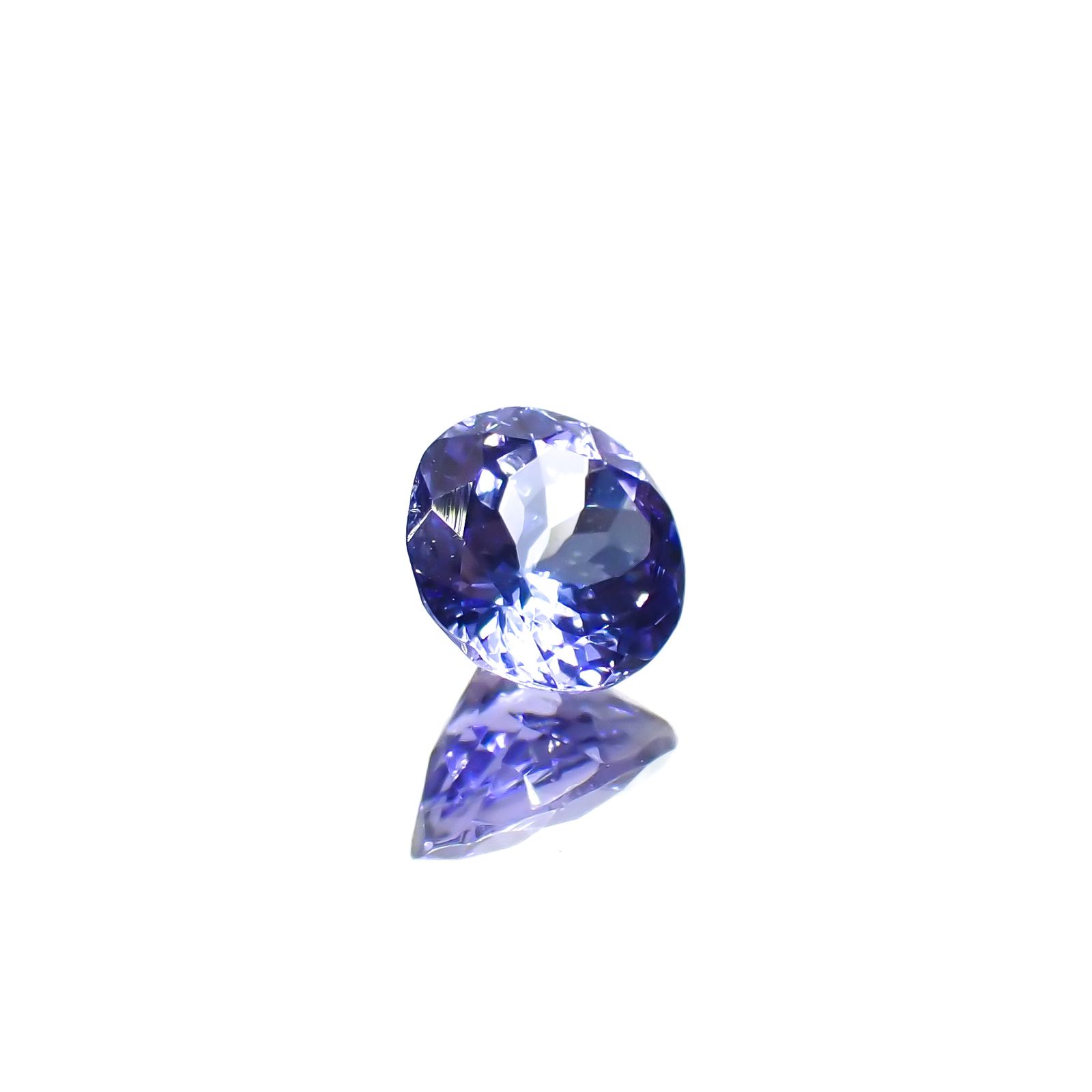 タンザナイト(宝石名タンザナイト)タンザニア産 0.82ct 識別済[240627885]5.9x5.9mm前後