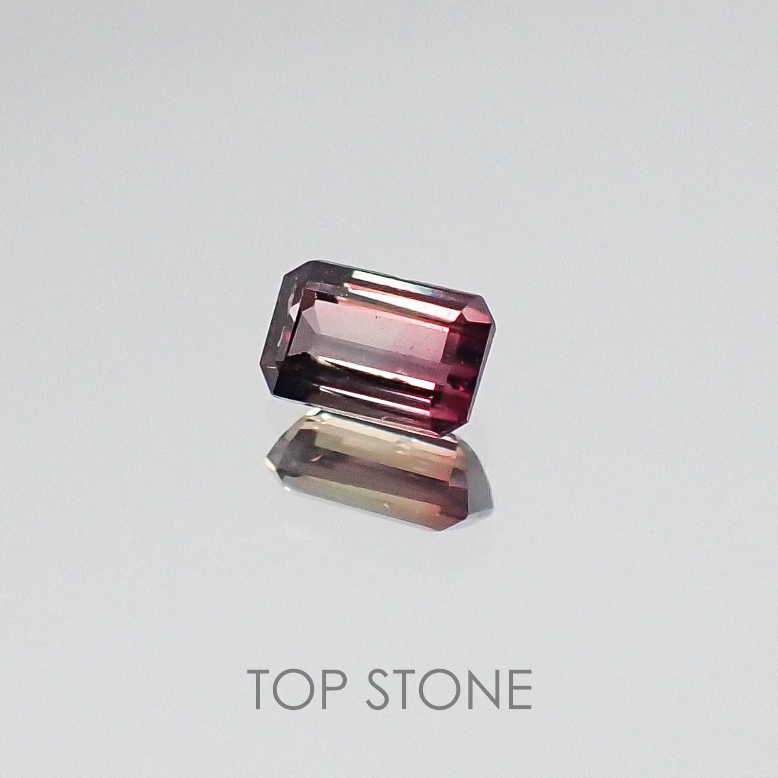 バイカラーサファイア タンザニア産 ルース 0.21ct[]3.9×2.5mm前後