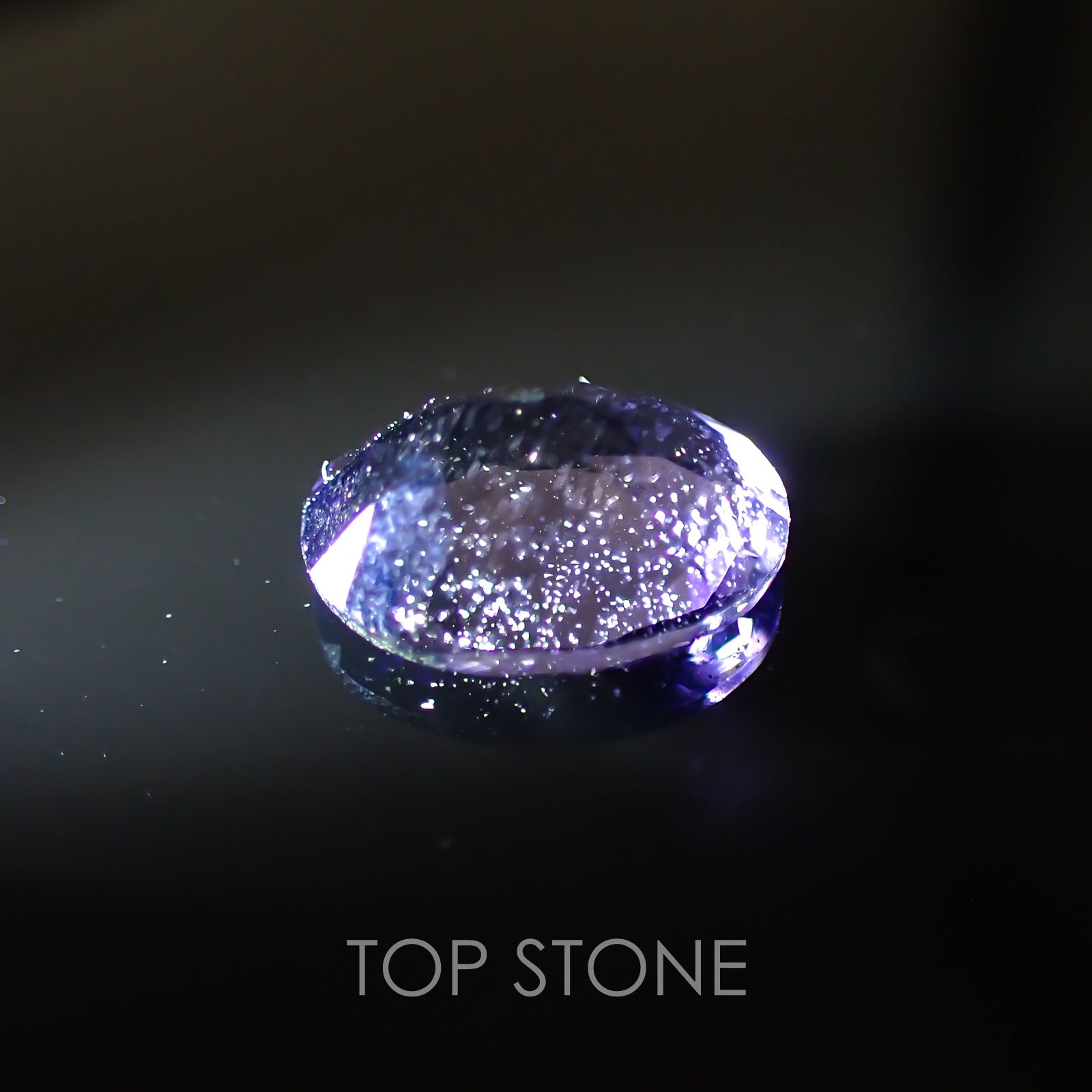 アイオライトサンストーン インド・ブラジル産 ルース 1.5ct[20129289]9×7.1mm前後