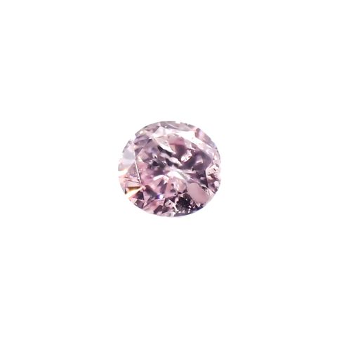 ピンクダイヤモンド(宝石名ダイアモンド I-2/FANCY PURPLISH PINK) 0.030ct ソ付(CGL)[230321210]2.03x2.06mm前後