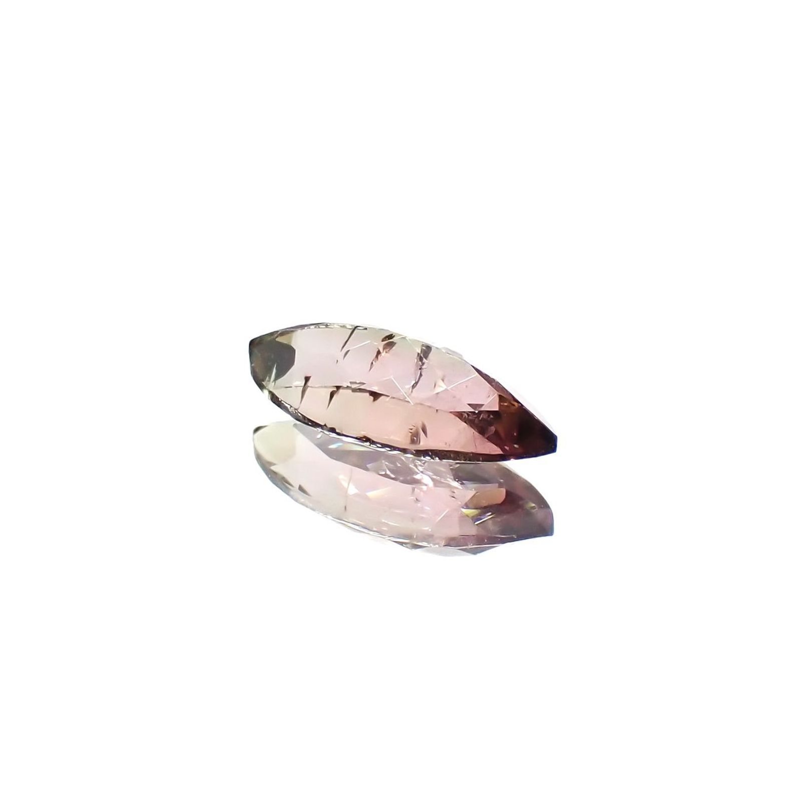 バイカラートルマリン ブラジル産 0.95ct[230220400]9.9x4.6mm前後