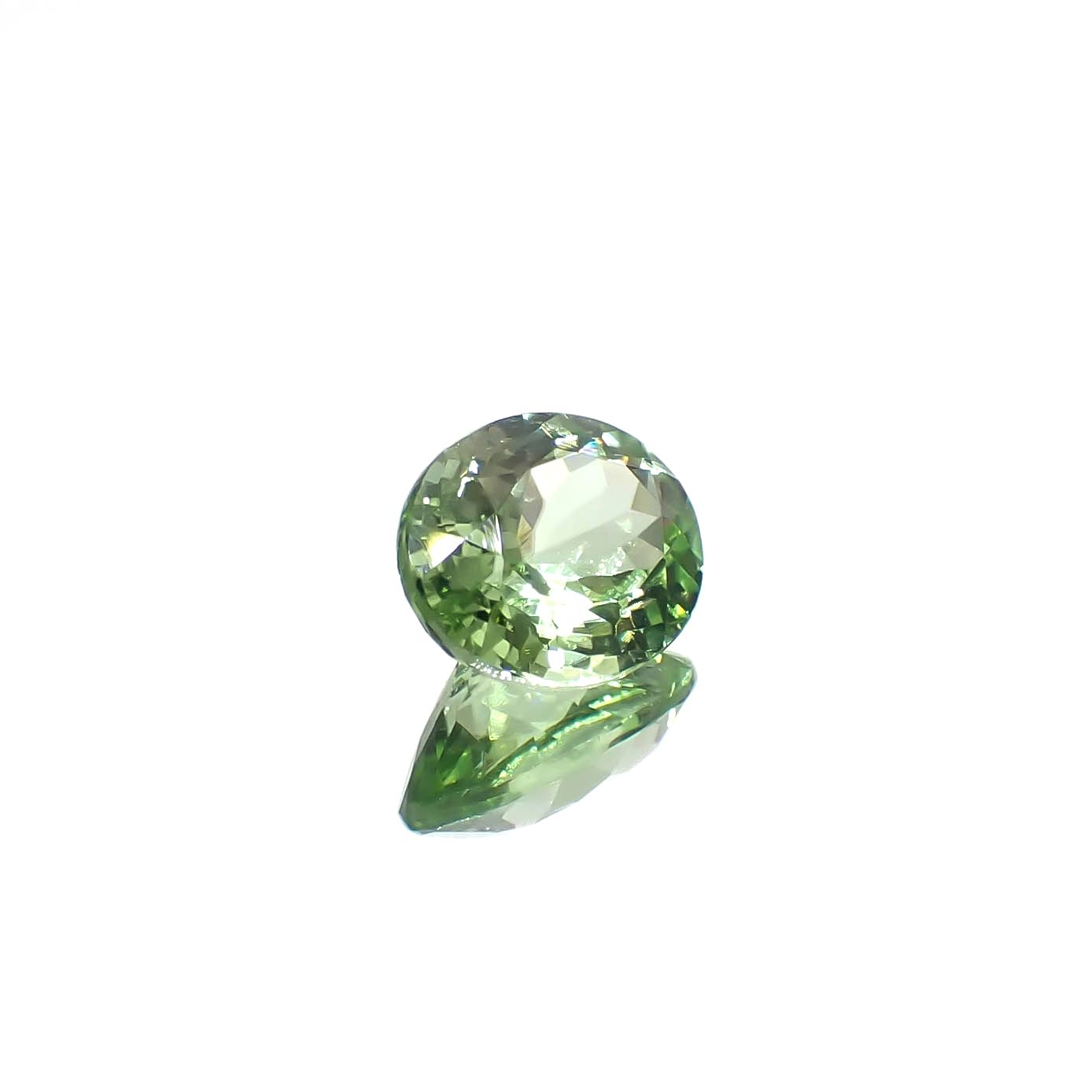 ペリドット(宝石名ペリドット)パキスタン/ノルウェー産 2.94ct 識別済[240728519]10x8.1mm前後